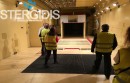 Where the trucks are placed for the test