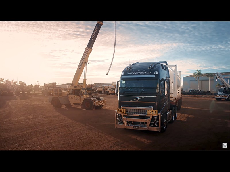 Life on the road in a Volvo FH16 XXL road train