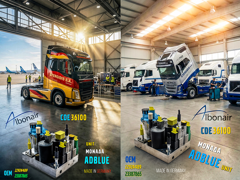 OEM μονάδες AdBlue 1ης τοποθέτησης από το Γερμανικό εργοστάσιο της Albonair